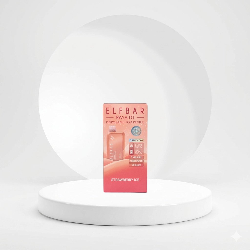 Elfbar - RAYA D1 10k Strawberry ice 1 Elfbar - RAYA D1 10k Strawberry ice